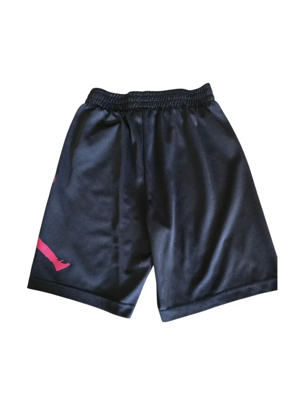 Jordan Black Kids Hoodie & Shorts Set with Multicolor Graphic